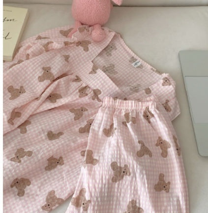 Plaid Pajama Set
