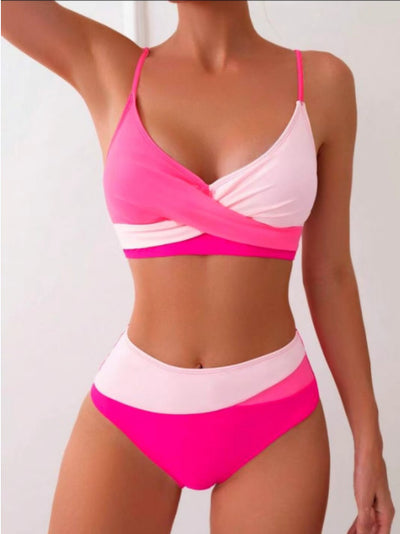 Color Block Bikini Set – Women - Shé Hauté