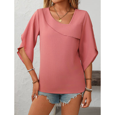 Women's V-Neck Work Blouse
