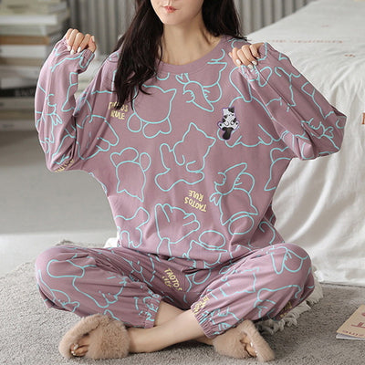 Printed Pajama Set