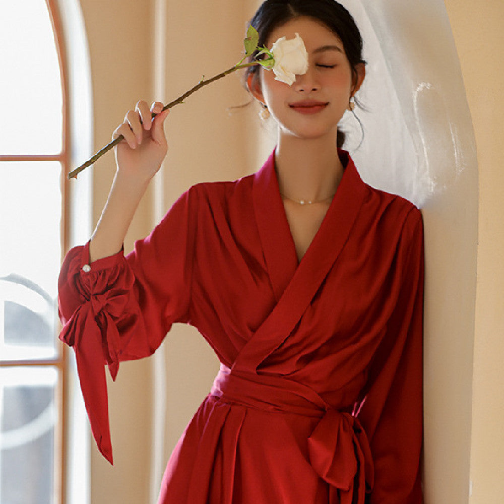 Ice Silk Pajama Set