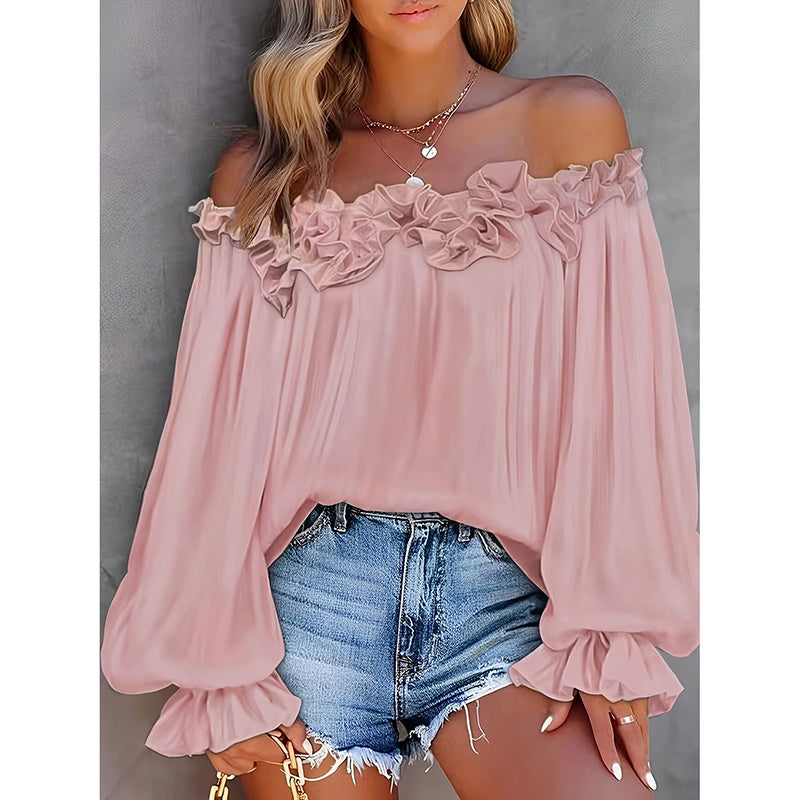 Ruffle Off Shoulder Top