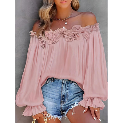 Ruffle Off Shoulder Top