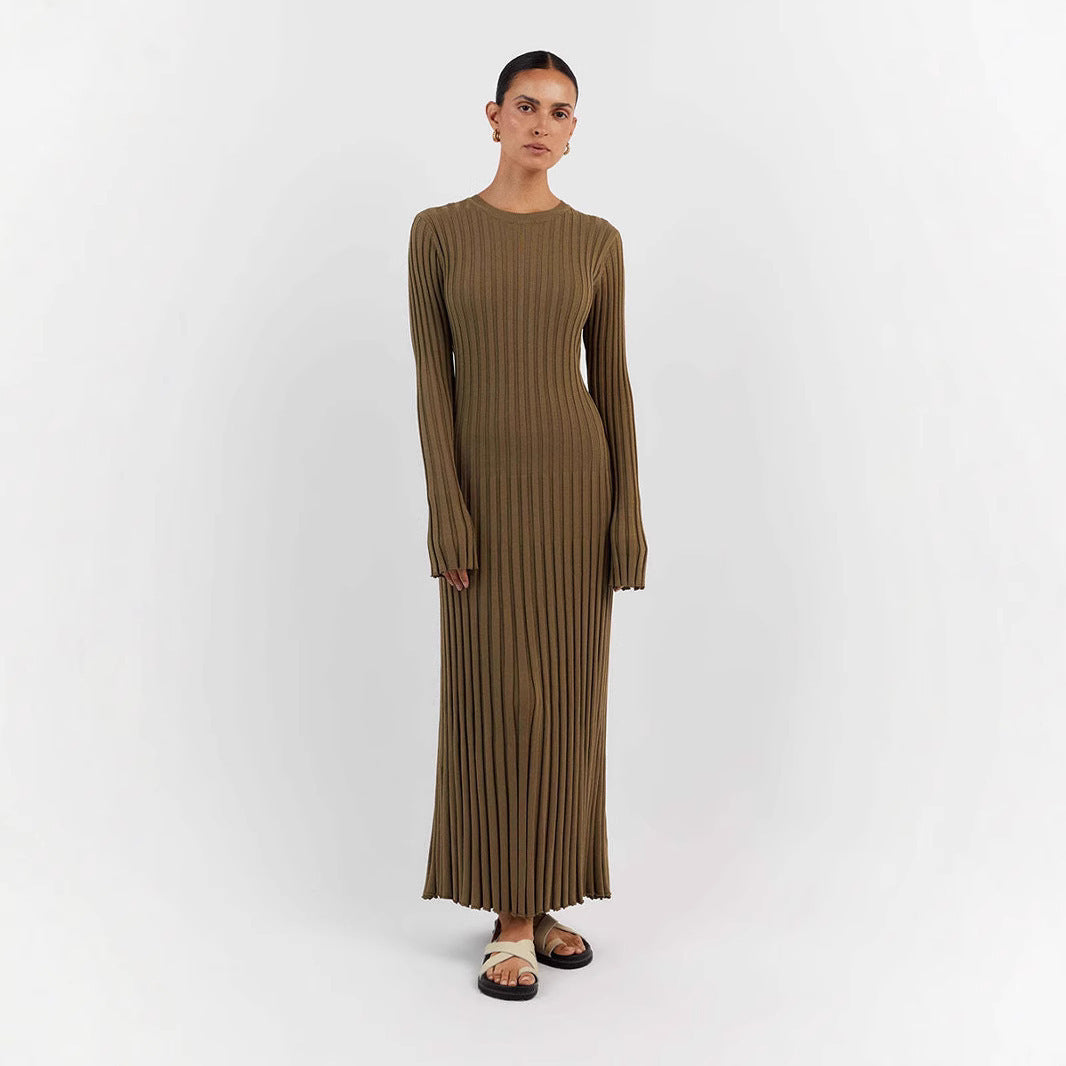 Robe unie élégante