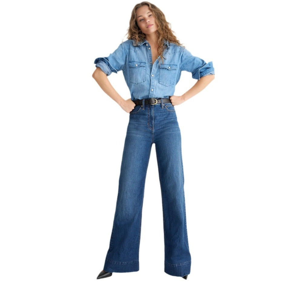 Jean coupe élastique
