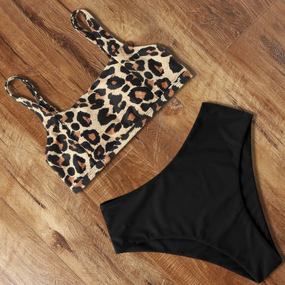 Push Up Bikini Set – Leopard Print - Shé Hauté
