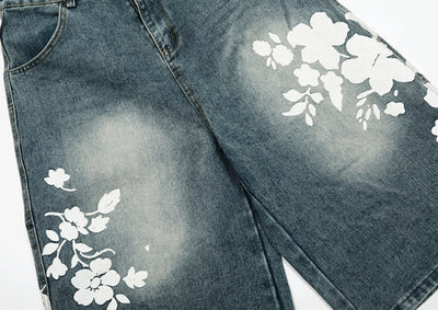 Women's Retro Washed Jeans - Shé Hauté