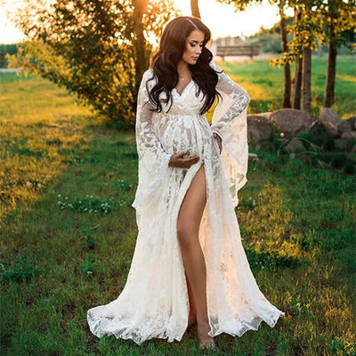Robe de grossesse en dentelle