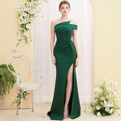Women's Elegant Fishtail Dress - Shé Hauté