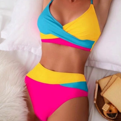 Color Block Bikini Set – Women - Shé Hauté