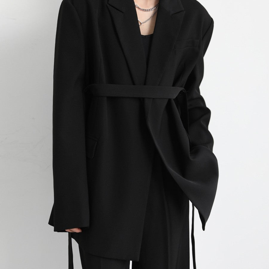 Draped Flutter Blazer