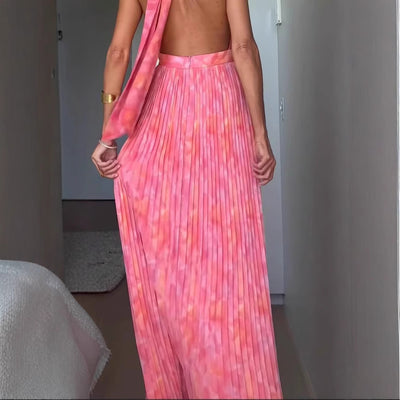 Deep V Party Dress