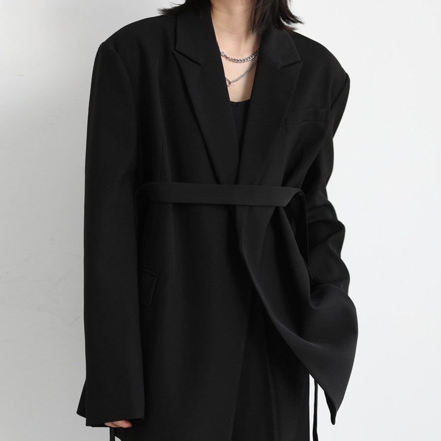 Draped Flutter Blazer