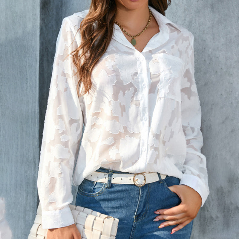 Casual Long Sleeve Top – Women