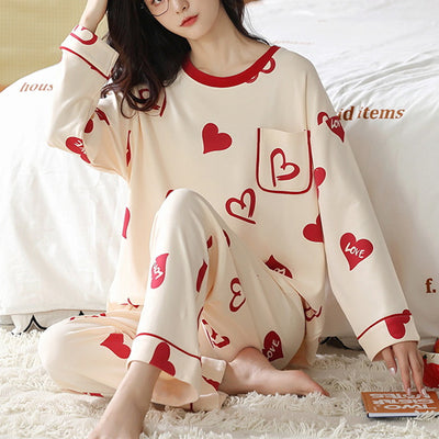 Printed Pajama Set
