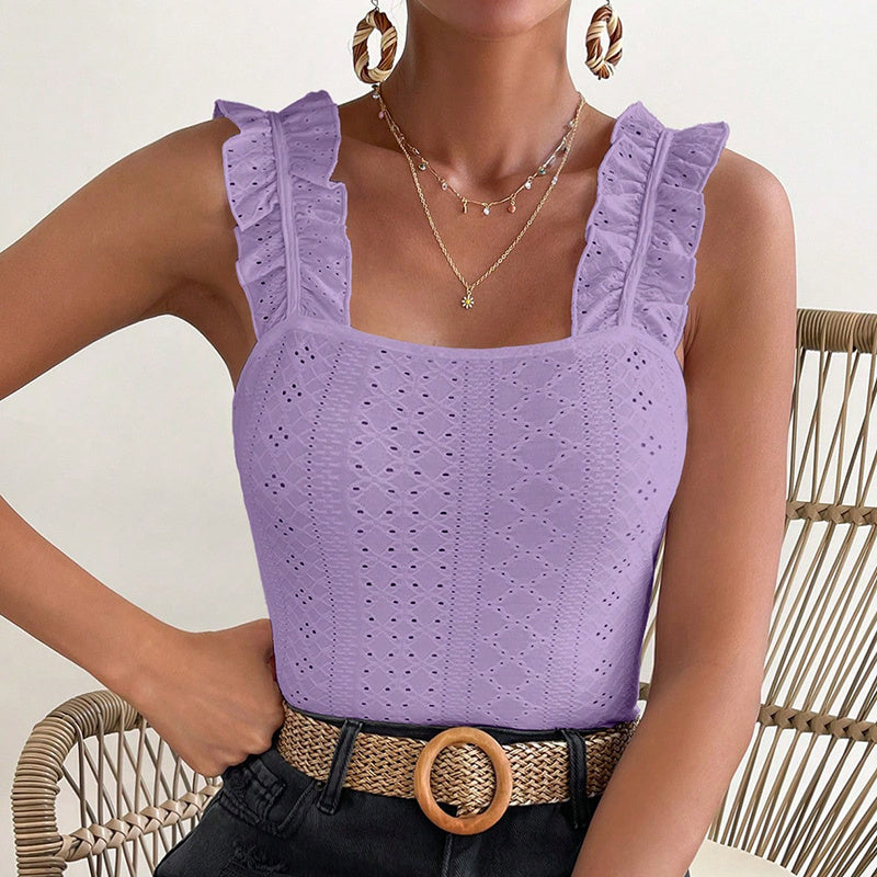 Women's Eyelet Tank TopFit