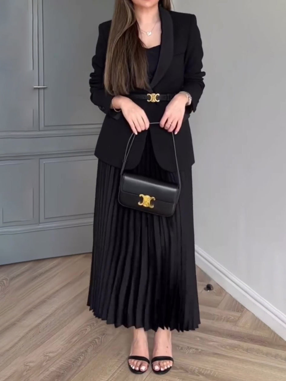 Ensemble de costume de couleur unie