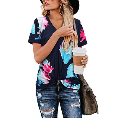 Women's Loose V-Neck Tee