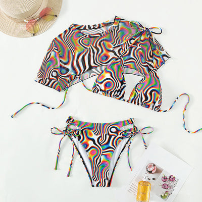 Rope Tie Mesh Bikini – Women - Shé Hauté