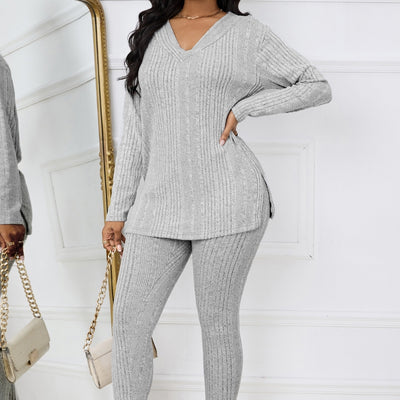 V-neck Top & Pants