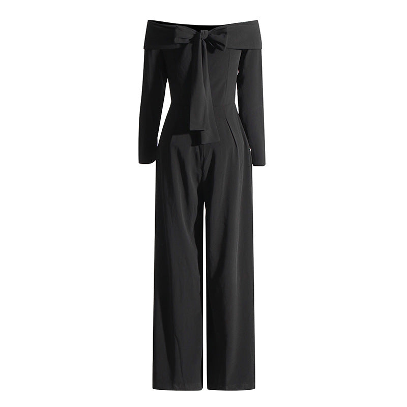 Combinaison élégante taille haute