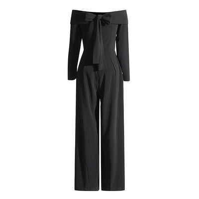 Combinaison élégante taille haute
