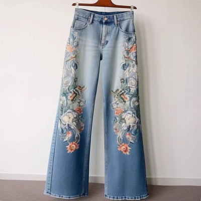 Jeans à coutures tendance