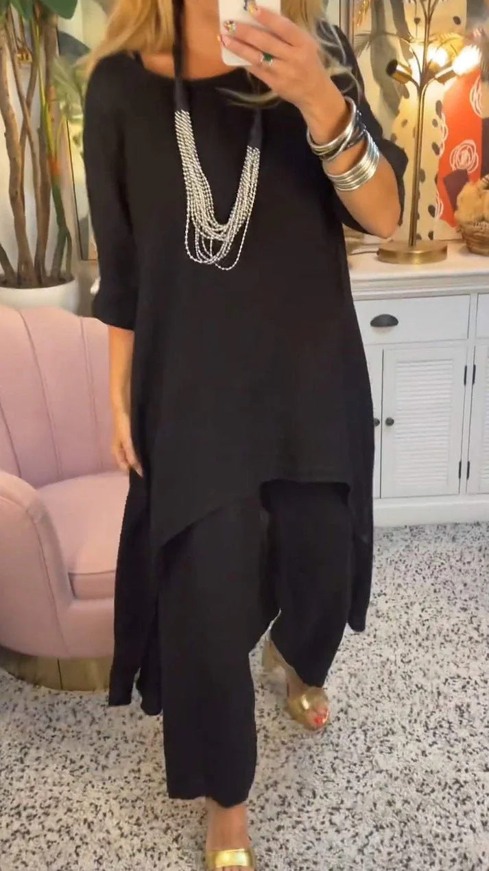 Irregular Crop Suit