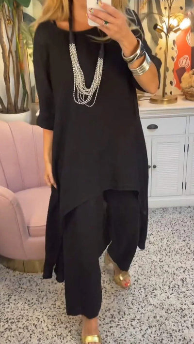 Irregular Crop Suit