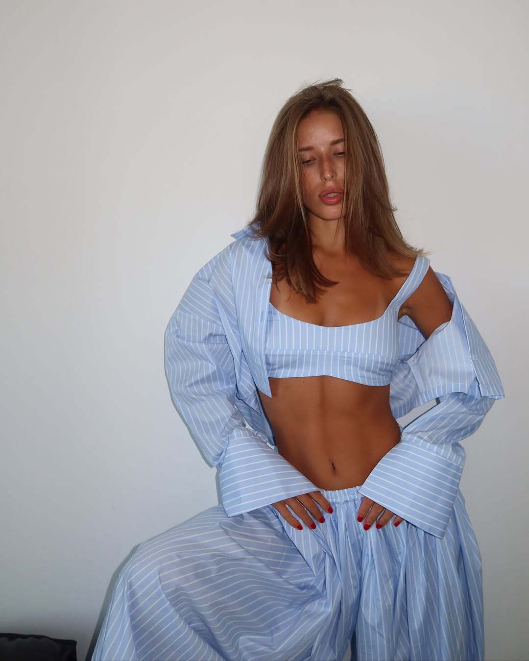 3-Piece Cropped Lounge Set