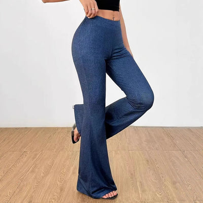 High Waist Bell-Bottom Jeans – Women - Shé Hauté