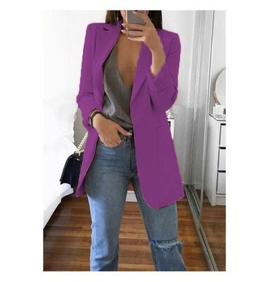 Blazer à revers slim