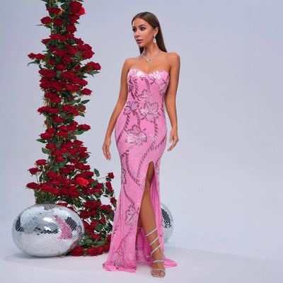 Wrapped Evening Dress - Shé Hauté