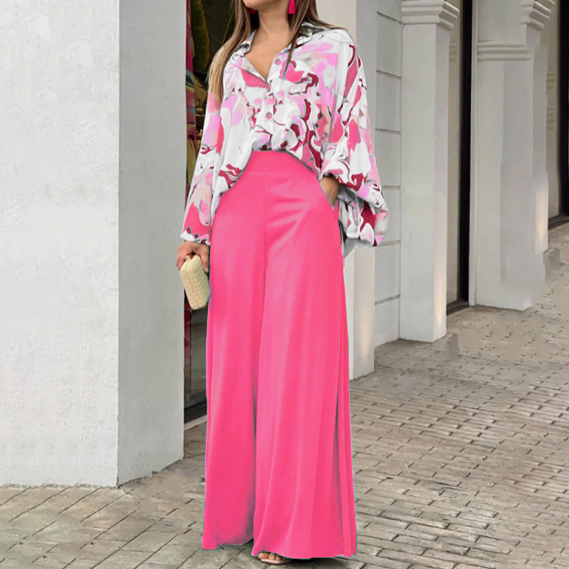 Printed Shirt Set