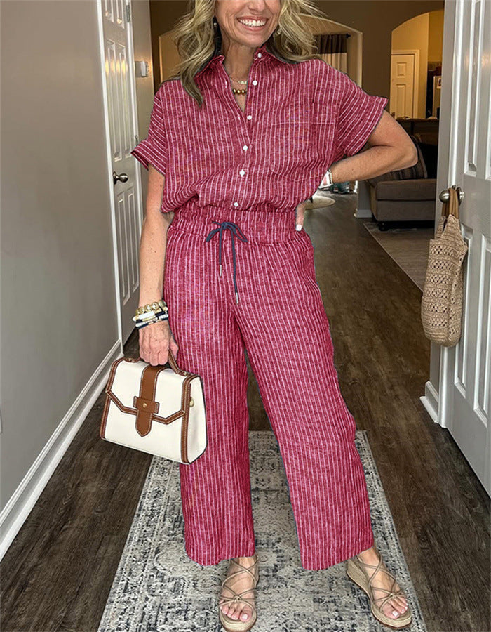 Striped Suit Set