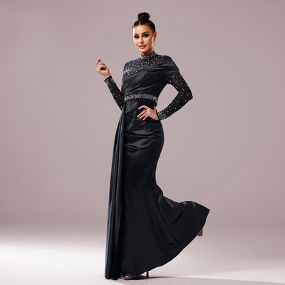 Women's Long Sleeve Pearl Dress - Shé Hauté