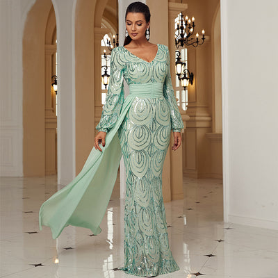Robe élégante à paillettes