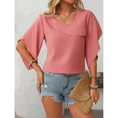 Women's V-Neck Work Blouse