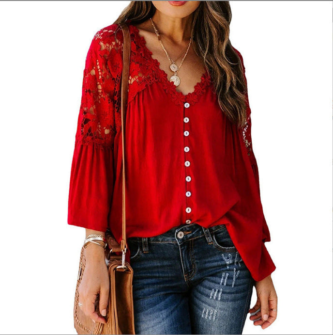 Flared Sleeve Blouse – Women