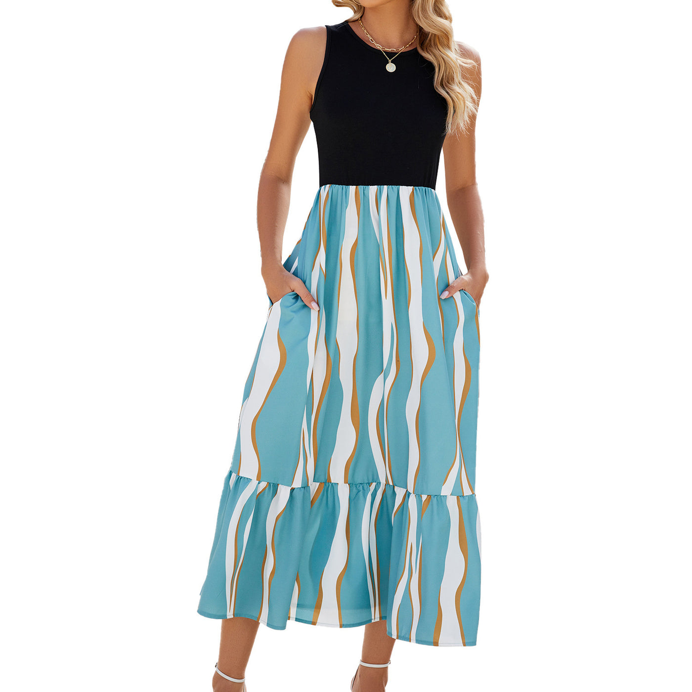 Striped Maxi Dress
