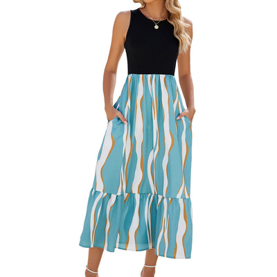 Striped Maxi Dress