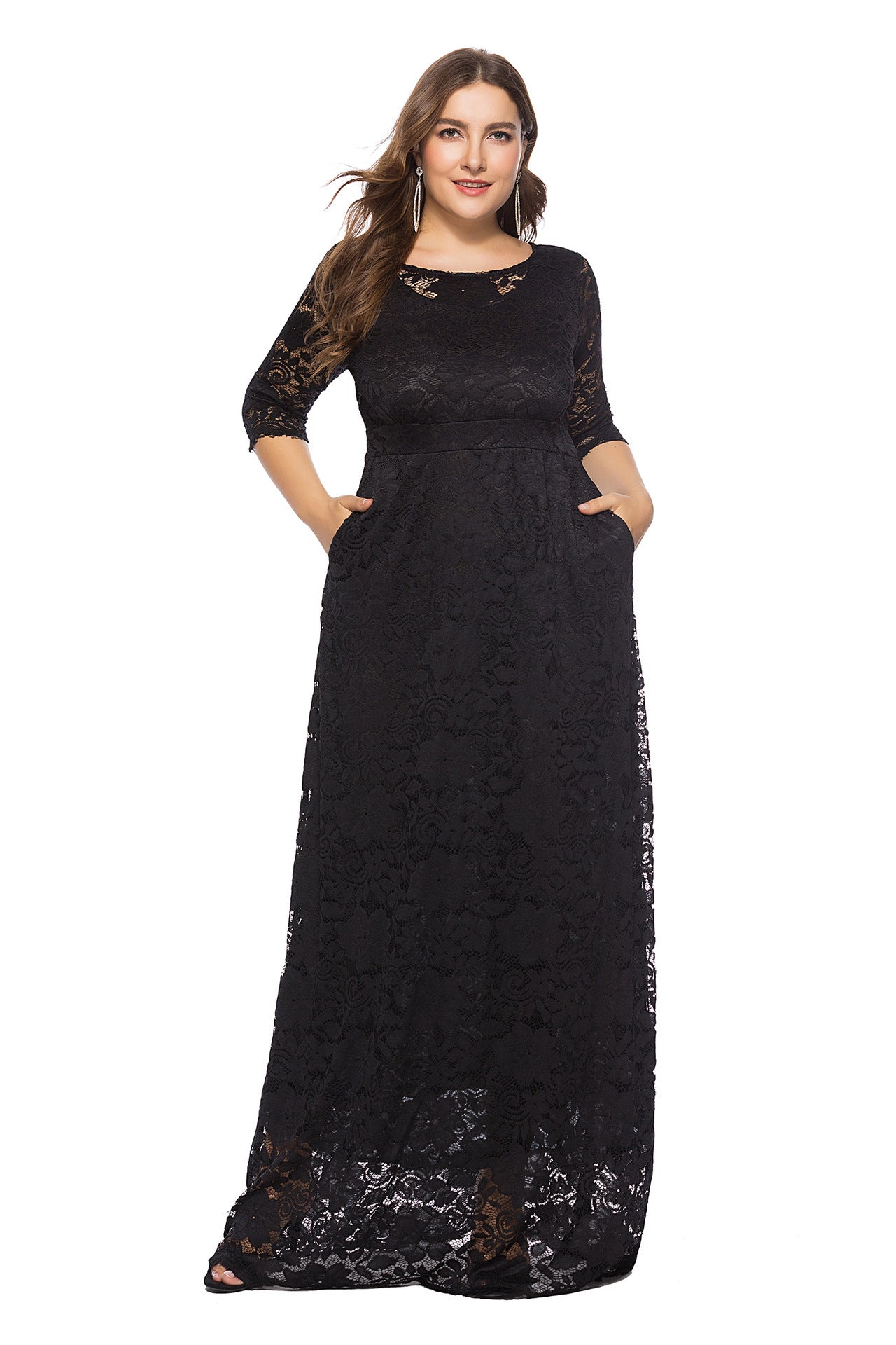 Hollow Lace Dress