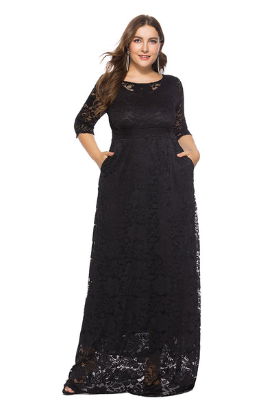 Hollow Lace Dress