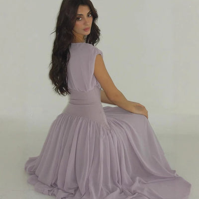 Pleated Waist Dress