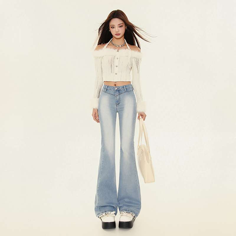 Slimming Elastic Slightly Denim Pants - Shé Hauté