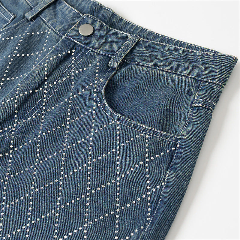 Women's Stylish Diamond Pattern Trousers - Shé Hauté