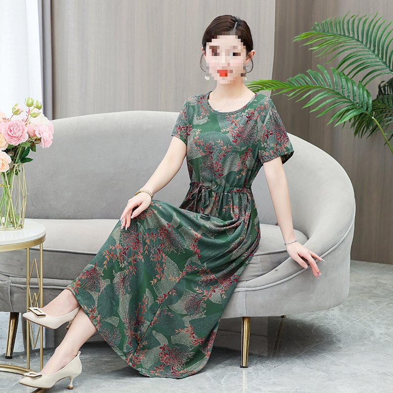Robe portefeuille fleurie