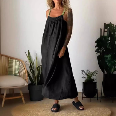 Linen Blend Dress