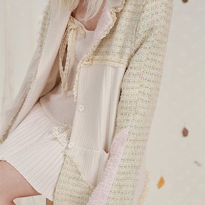 Blazer en laine surdimensionné 