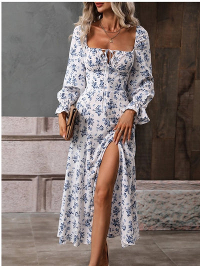Floral Slit Dress